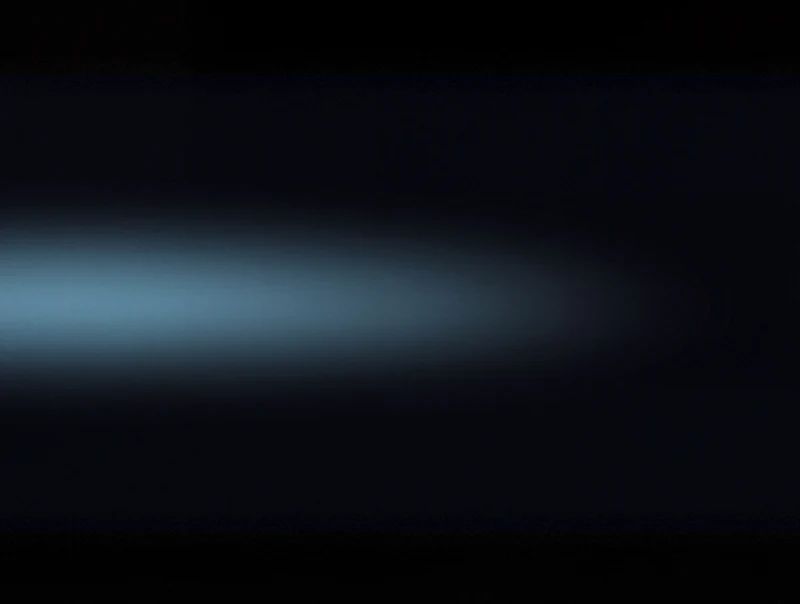 AMOLED & Dark wallpaper fitted to the Galaxy Z Fold 8 main display — dim cyan band glowing horizontally across the middle over pure black