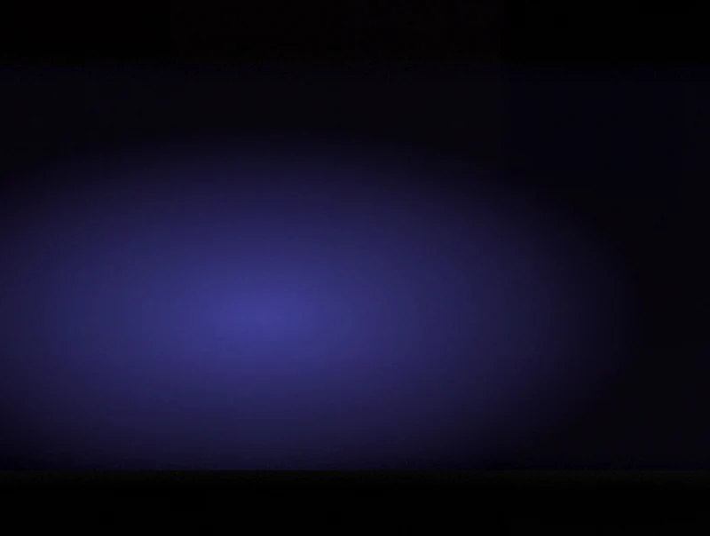 AMOLED & Dark wallpaper fitted to the Galaxy Z Fold 8 main display — deep indigo radial glow spreading from the lower-left over a near-black field