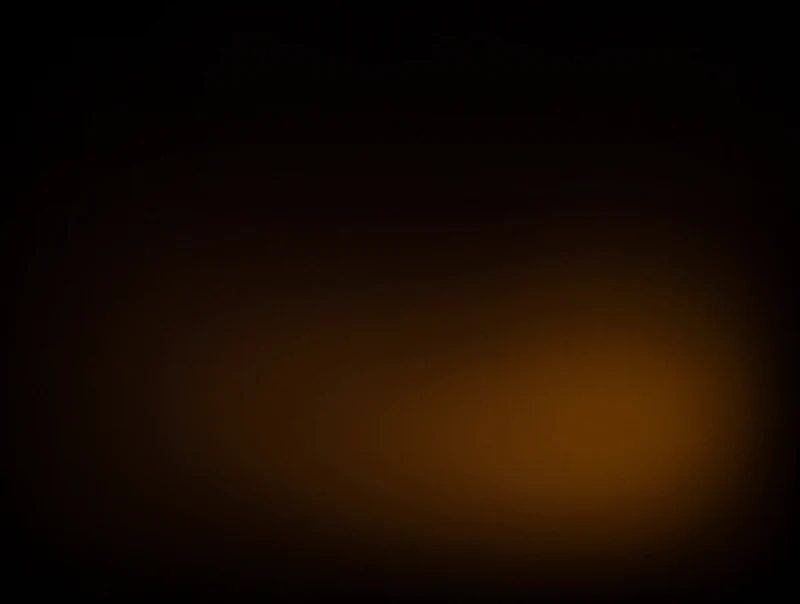 AMOLED & Dark wallpaper fitted to the Galaxy Z Fold 8 main display — wide warm amber glow sinking into blackness on the lower right