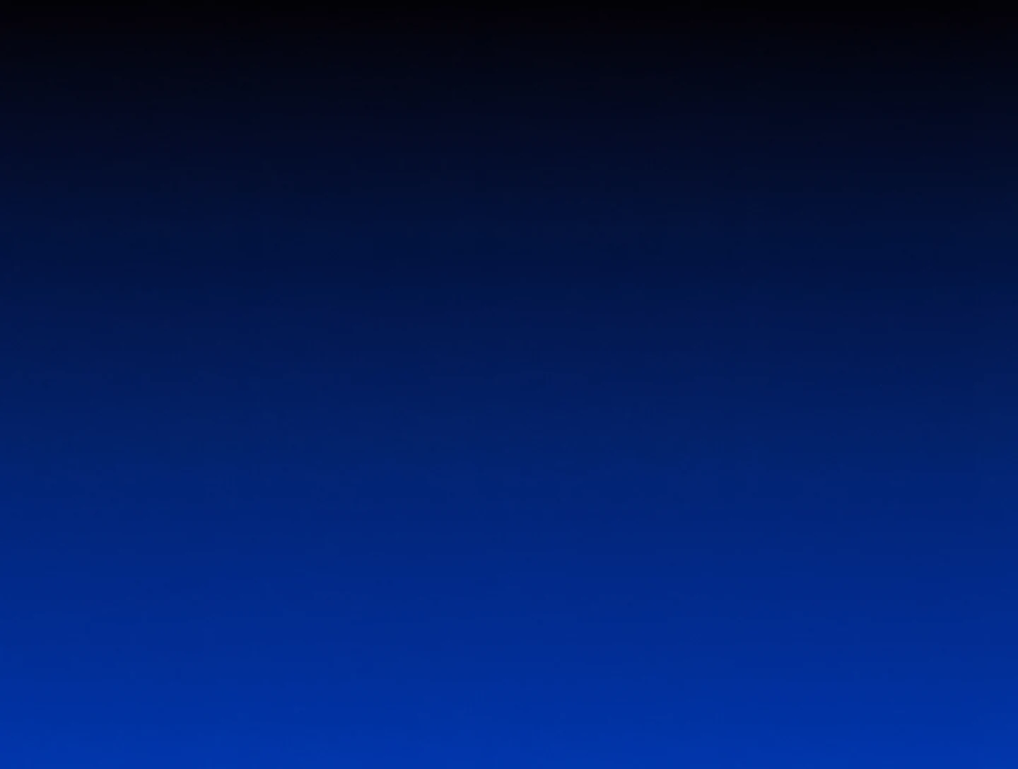 AMOLED & Dark wallpaper fitted to the Galaxy Z Fold 8 main display — black at the top edge, ramping evenly down to deep cobalt along the bottom