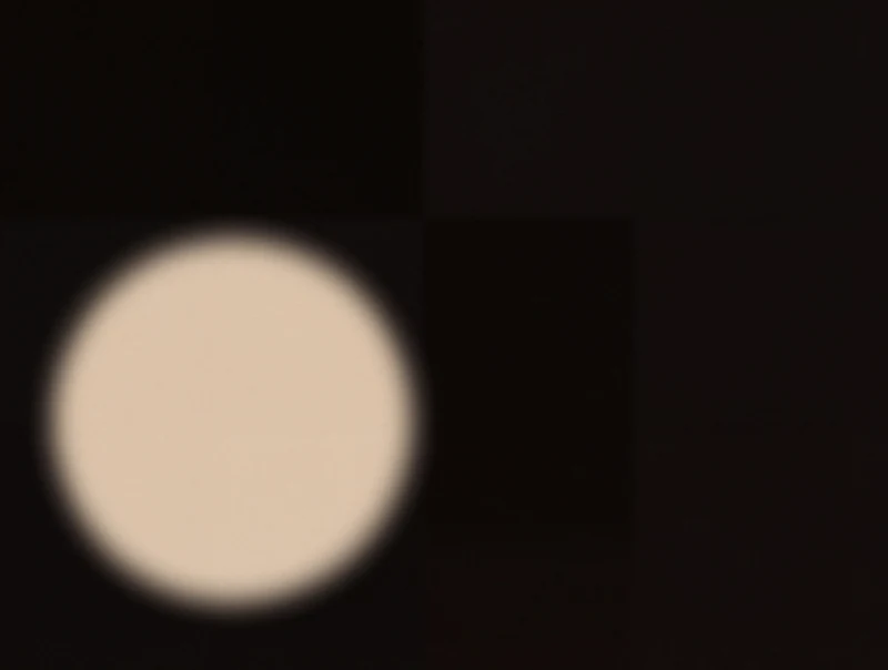 Minimal & Abstract wallpaper fitted to the Galaxy Z Fold 8 main display — one large soft sand-coloured circle blurred at the edges below centre
